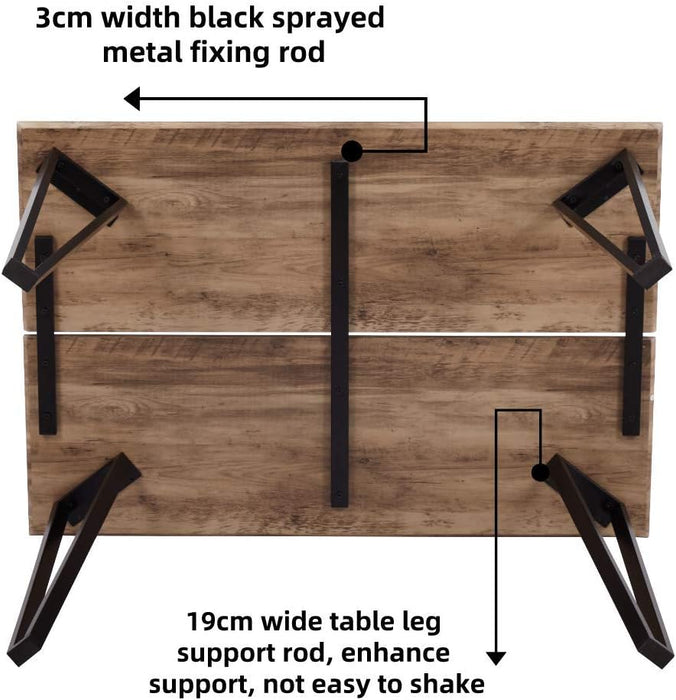 GOLDFAN Rectangle Dining Table Modern Wood Style for Kitchen Table.AWS-GF-018.UK. (Table Only)